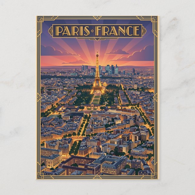 Carte Postale Voyage Paris France  (Devant)