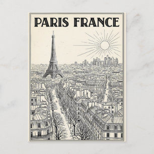 Carte Postale Voyage Paris France