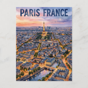 Carte Postale Voyage Paris France