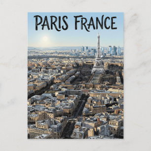 Carte Postale Voyage Paris France