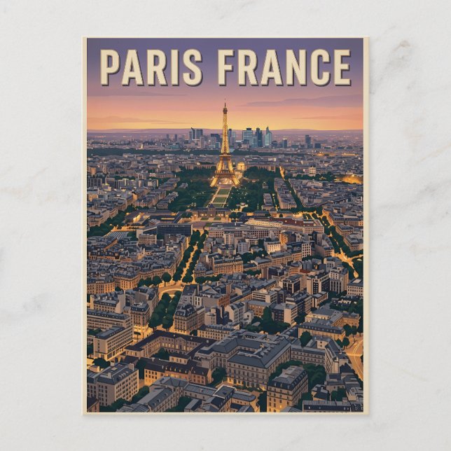 Carte Postale Voyage Paris France  (Devant)