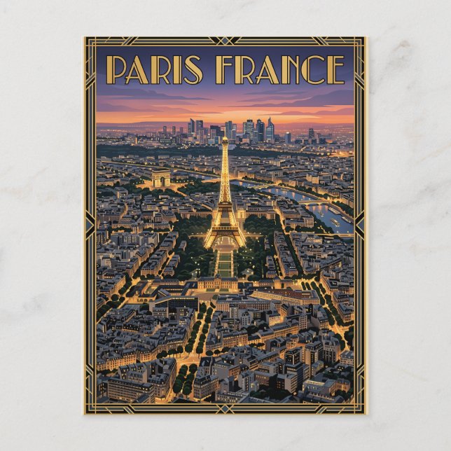 Carte Postale Voyage Paris France  (Devant)