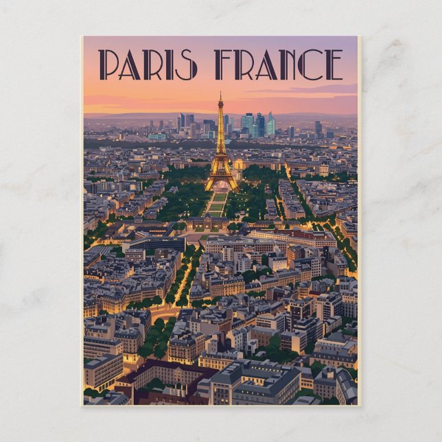 Carte Postale Voyage Paris France  (Devant)