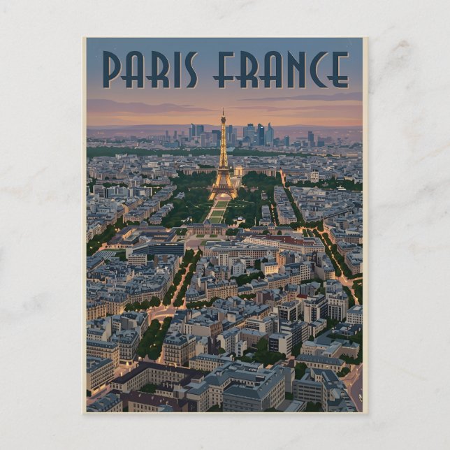 Carte Postale Voyage Paris France  (Devant)