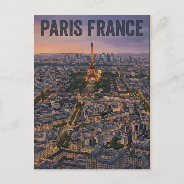 Carte Postale Voyage Paris France  (Devant)