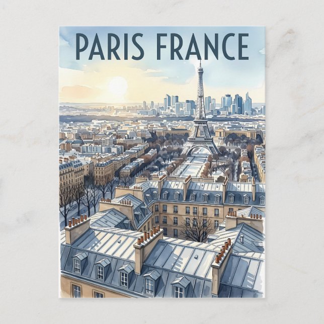 Carte Postale Voyage Paris France  (Devant)