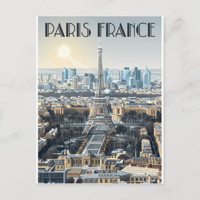 Carte Postale Voyage Paris France  (Devant)
