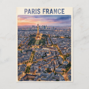 Carte Postale Voyage Paris France