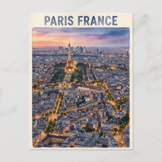 Carte Postale Voyage Paris France  (Devant)