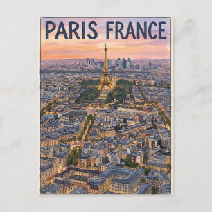 Carte Postale Voyage Paris France