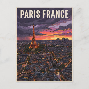 Carte Postale Voyage Paris France