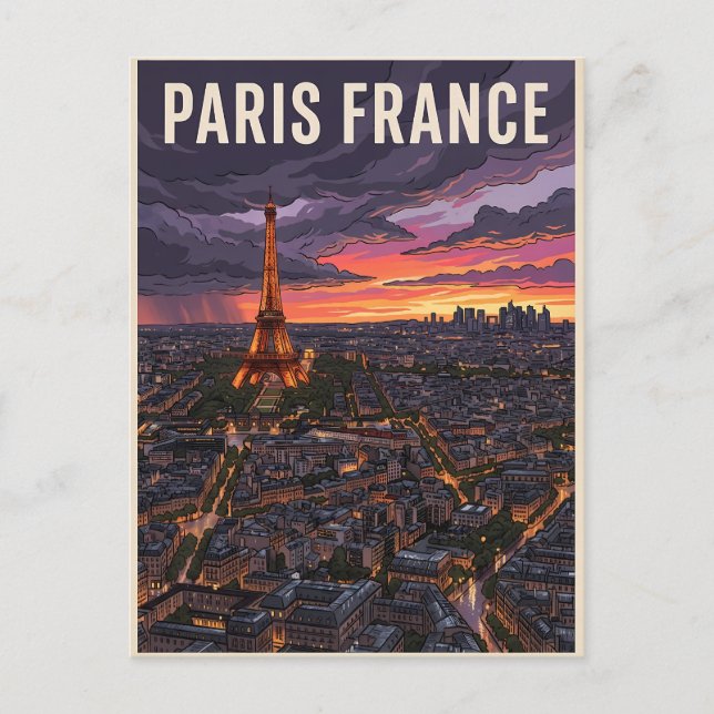 Carte Postale Voyage Paris France  (Devant)