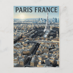 Carte Postale Voyage Paris France