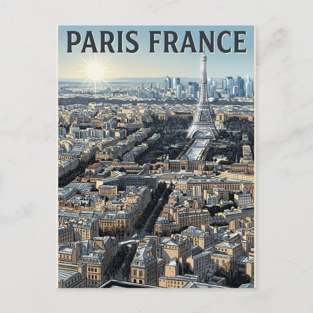 Carte Postale Voyage Paris France  (Devant)