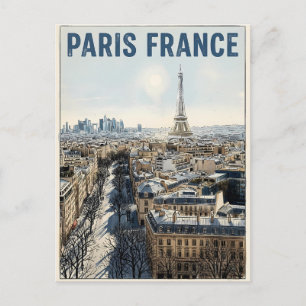 Carte Postale Voyage Paris France