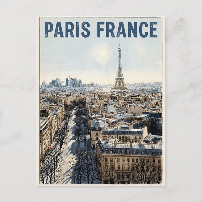 Carte Postale Voyage Paris France  (Devant)