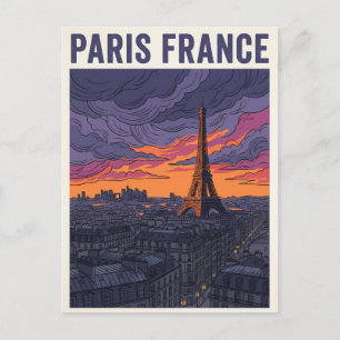 Carte Postale Voyage Paris France