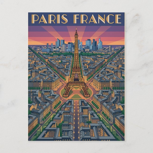 Carte Postale Voyage Paris France  (Devant)