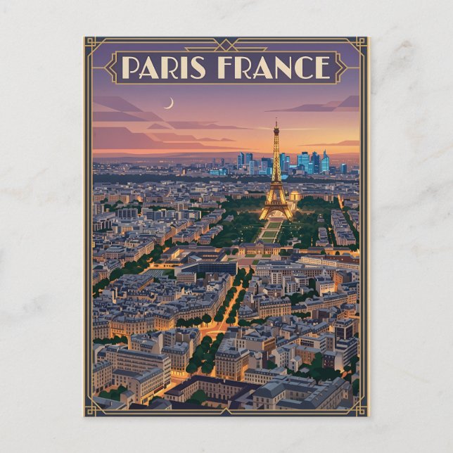 Carte Postale Voyage Paris France  (Devant)