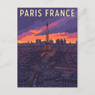 Carte Postale Voyage Paris France