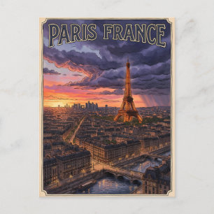Carte Postale Voyage Paris France