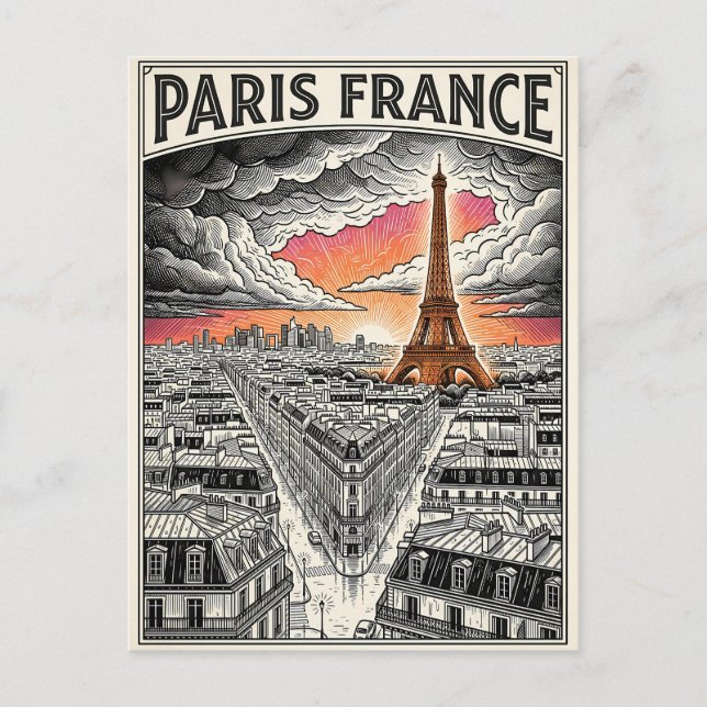 Carte Postale Voyage Paris France  (Devant)