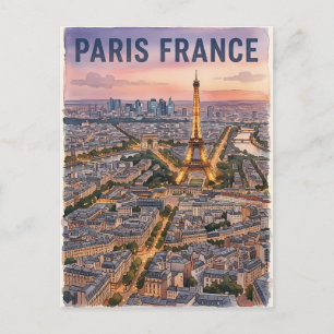 Carte Postale Voyage Paris France