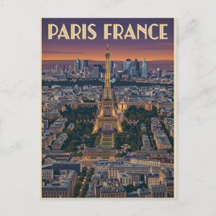 Carte Postale Voyage Paris France