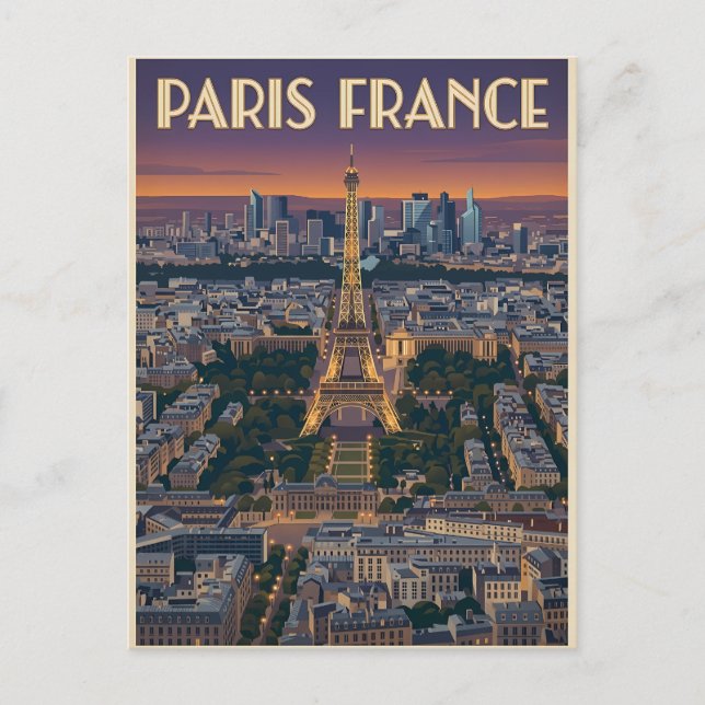 Carte Postale Voyage Paris France  (Devant)