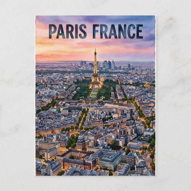 Carte Postale Voyage Paris France  (Devant)