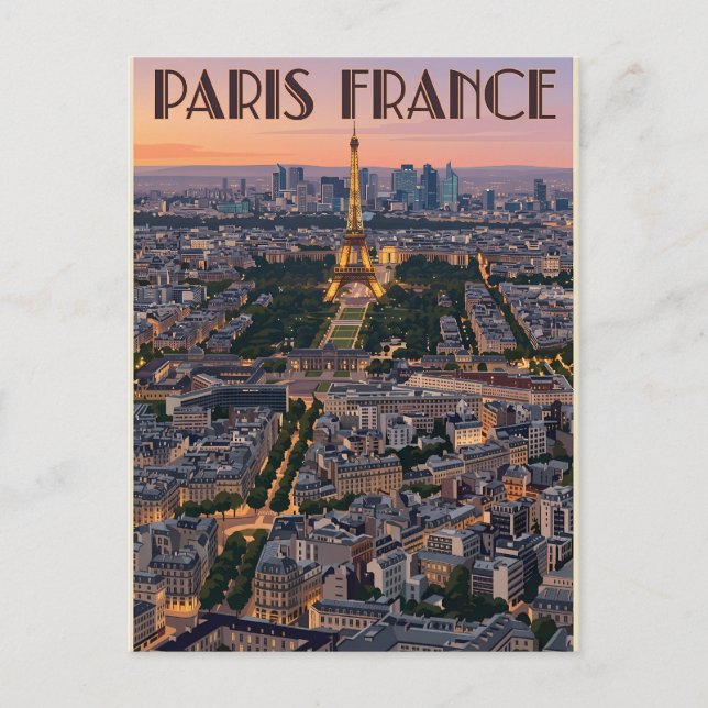 Carte Postale Voyage Paris France  (Devant)