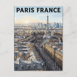 Carte Postale Voyage Paris France