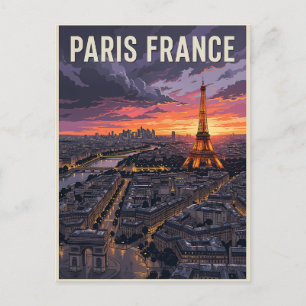 Carte Postale Voyage Paris France