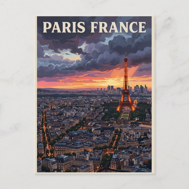 Carte Postale Voyage Paris France  (Devant)