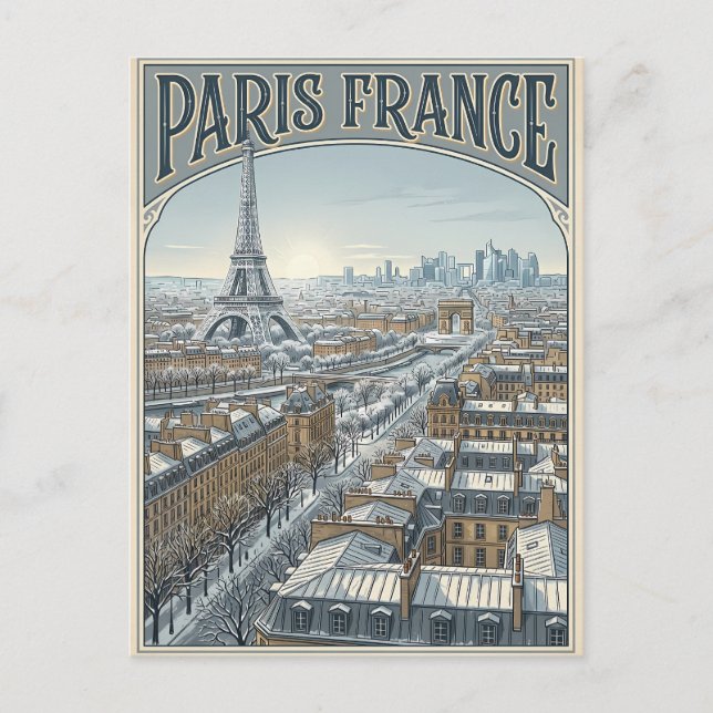 Carte Postale Voyage Paris France  (Devant)