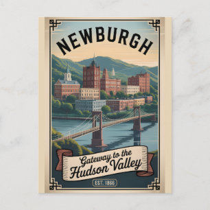 Carte Postale Voyage Rétro à Newburgh New York