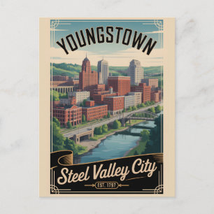 Carte Postale Voyage Rétro à Youngstown Ohio