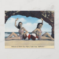 Voyage Rétro - Plage de Santa Cruz Californie