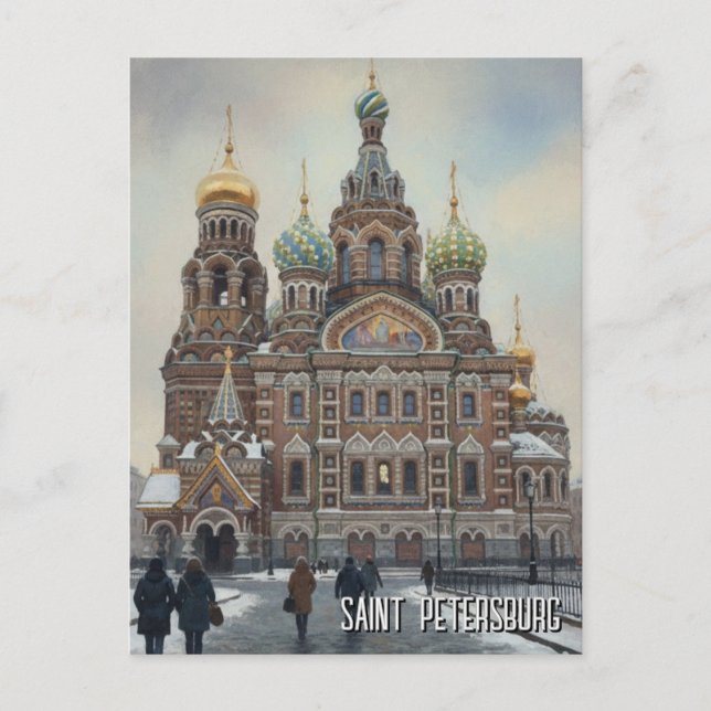 Carte Postale Voyage Russie Saint-Pétersbourg (Devant)