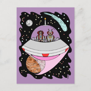 Carte Postale Voyage sur la route galactique 2018