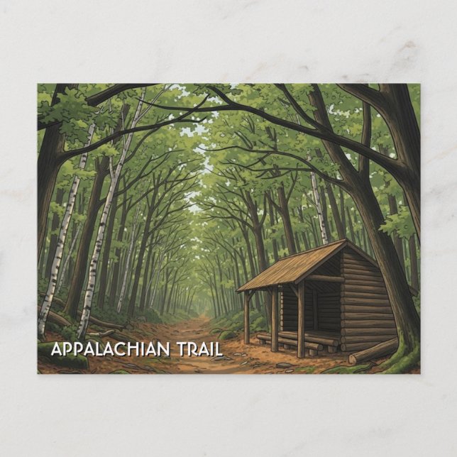 Carte Postale Voyage sur le sentier des Appalaches (Devant)