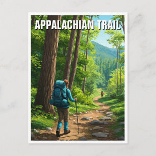 Carte Postale Voyage sur le sentier des Appalaches