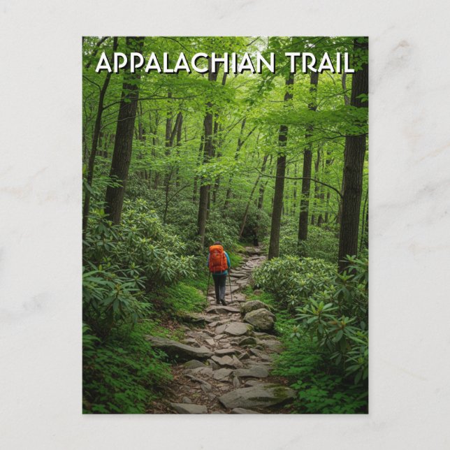 Carte Postale Voyage sur le sentier des Appalaches (Devant)