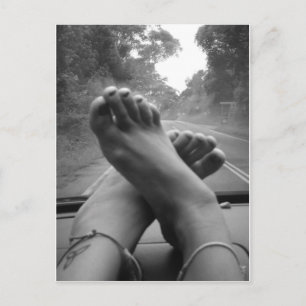 Carte Postale Voyage sur route