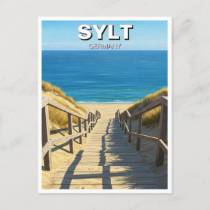 Carte Postale Voyage Sylt Allemagne