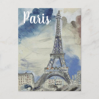Carte postale voyage Tour Eiffel