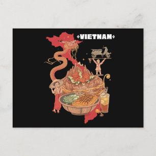 Carte Postale Voyage vibrant au Vietnam