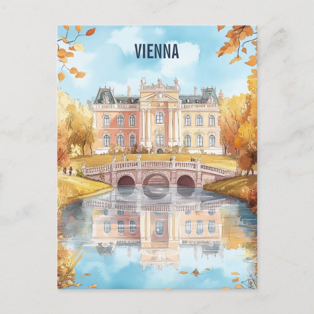 Carte Postale Voyage Vienne Autriche (Devant)