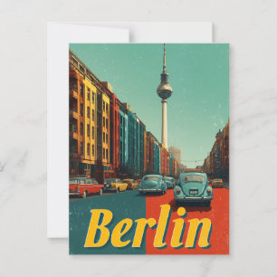 Carte Postale Voyage vintage à Berlin