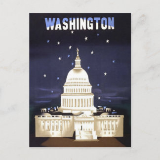Carte Postale Voyage vintage à Washington DC